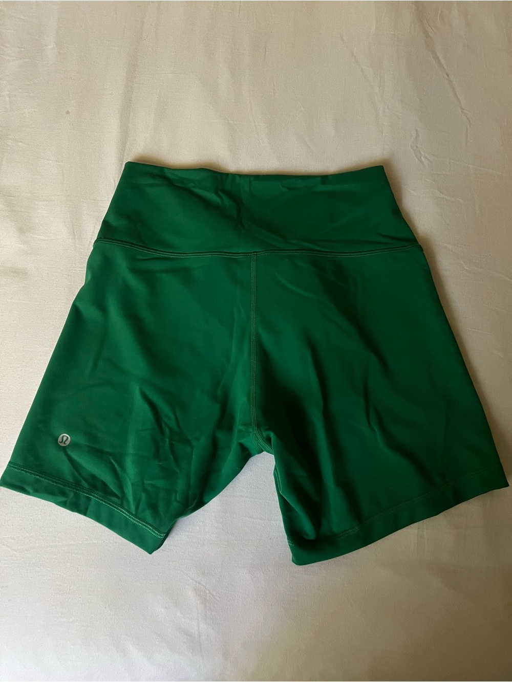 lululemon athletica Women's Deep Green High-Rise Athletic Shorts